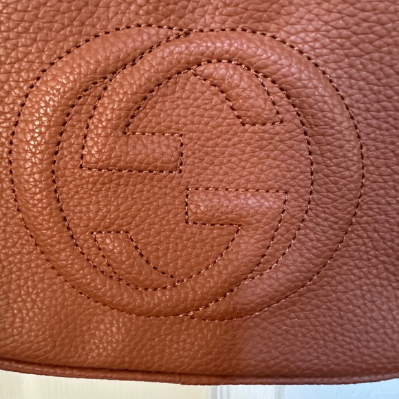 Women's Tan Leather Bag - Picture 3 of 11